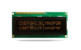 字符型車(chē)載液晶模塊JXD1602A-S FSTN 負(fù)顯 橙光
