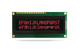字符型車載液晶模塊JXD1602A FSTN負(fù)顯 紅字