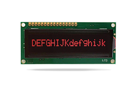 字符型車載液晶模塊JXD1601A FSTN負顯 紅字